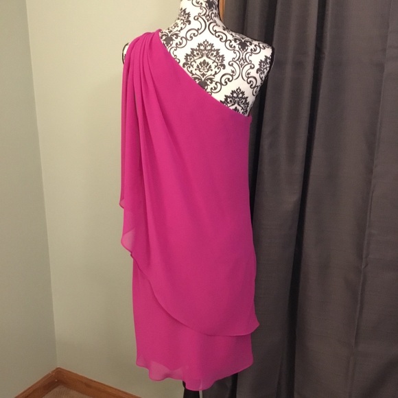 Laundry by Shelli Segal Magenta Dress - Size 8 - Picture 2 of 3